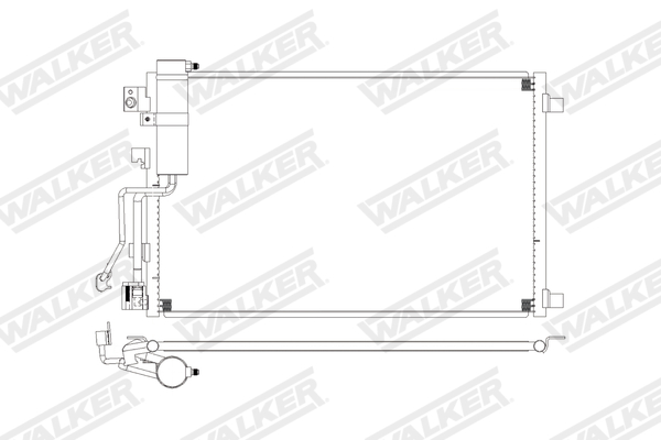 Walker Condensor, airconditioning WCD00325