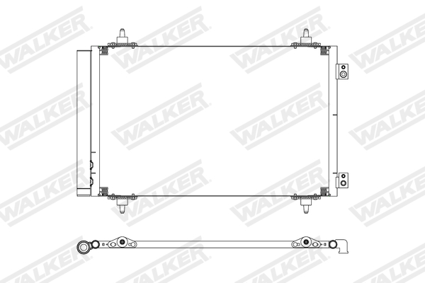 Walker Condensor, airconditioning WCD00326