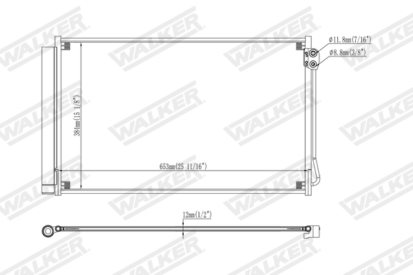 Walker Condensor, airconditioning WCD00329