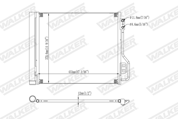 Walker Condensor, airconditioning WCD00330