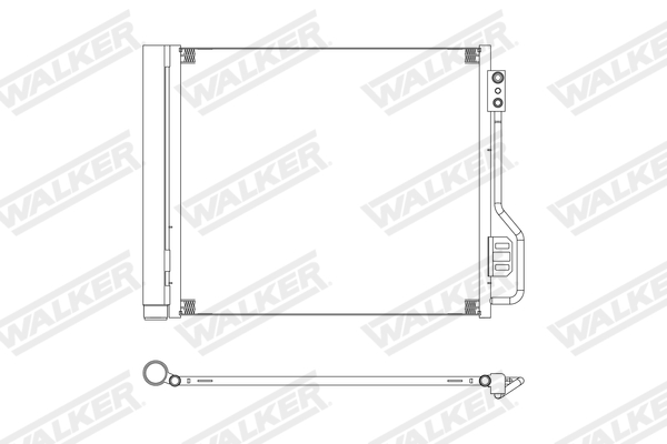 Walker Condensor, airconditioning WCD00330