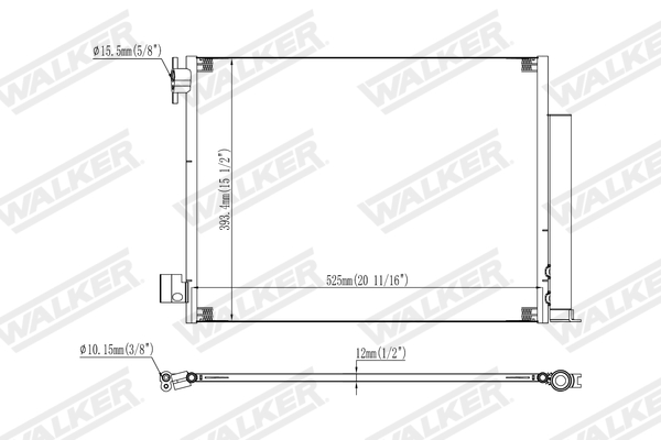 Walker Condensor, airconditioning WCD00331