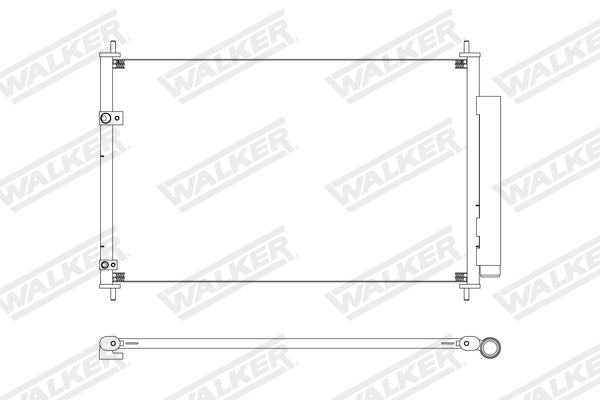 Walker Condensor, airconditioning WCD00332
