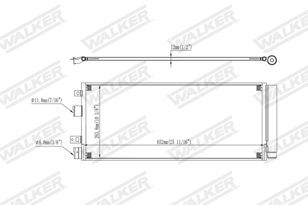 Walker Condensor, airconditioning WCD00334