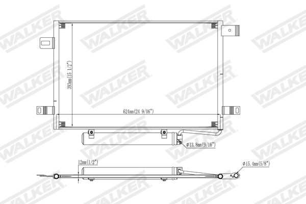 Walker Condensor, airconditioning WCD00335