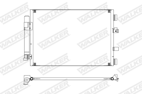 Walker Condensor, airconditioning WCD00336