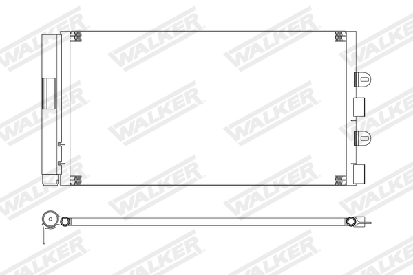 Walker Condensor, airconditioning WCD00337