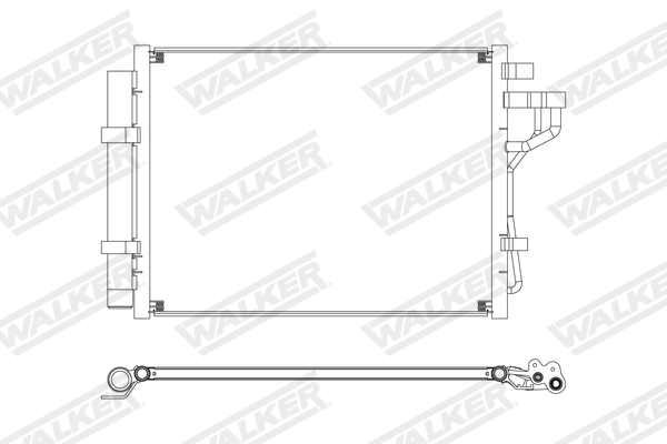 Walker Condensor, airconditioning WCD00339