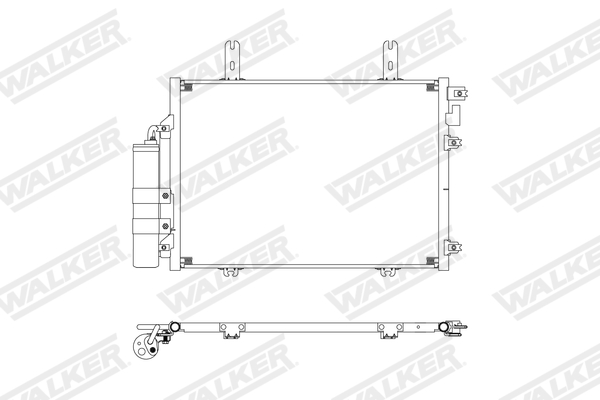 Walker Condensor, airconditioning WCD00340