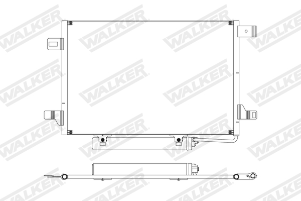 Walker Condensor, airconditioning WCD00342