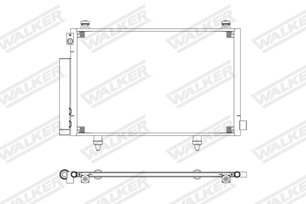 Walker Condensor, airconditioning WCD00345