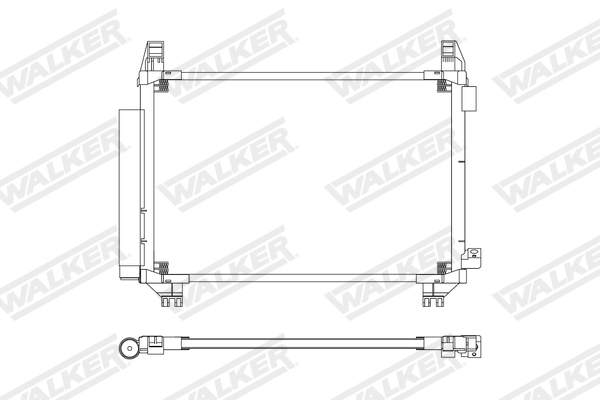 Walker Condensor, airconditioning WCD00346