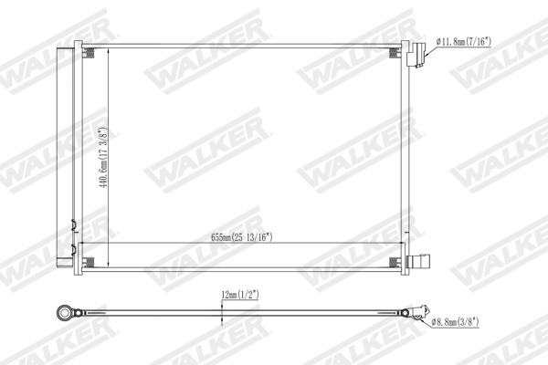 Walker Condensor, airconditioning WCD00349