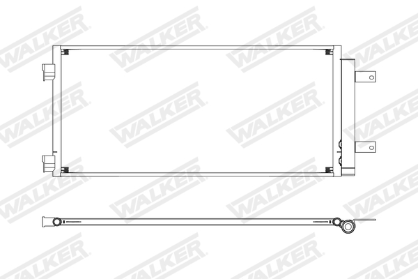 Walker Condensor, airconditioning WCD00350