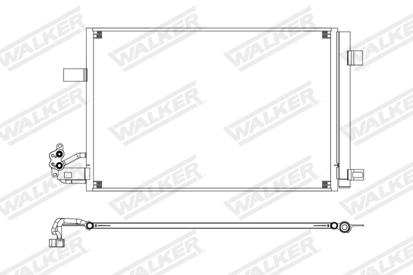 Walker Condensor, airconditioning WCD00352