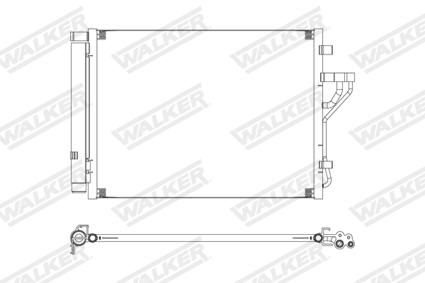 Walker Condensor, airconditioning WCD00354
