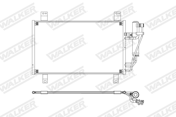 Walker Condensor, airconditioning WCD00355
