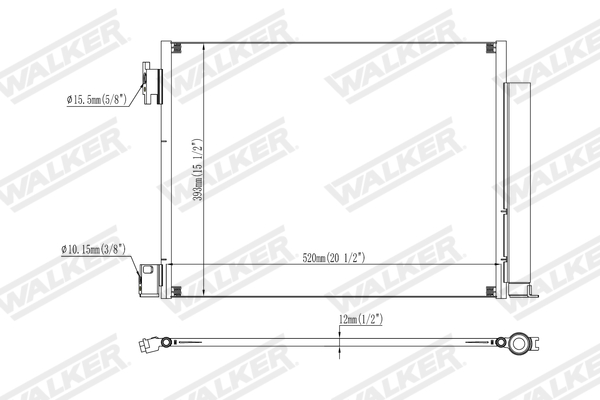 Walker Condensor, airconditioning WCD00357