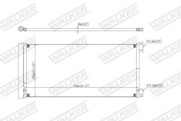 Walker Condensor, airconditioning WCD00359