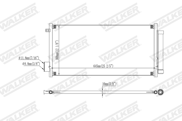 Walker Condensor, airconditioning WCD00361