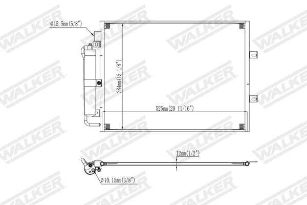 Walker Condensor, airconditioning WCD00369