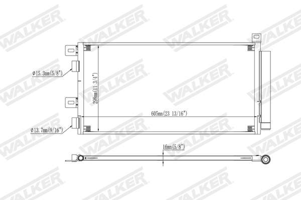 Walker Condensor, airconditioning WCD00370