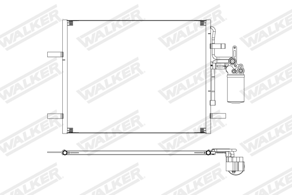 Walker Condensor, airconditioning WCD00371