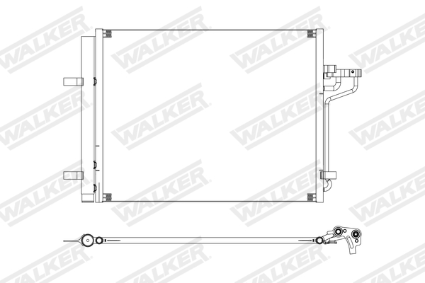 Walker Condensor, airconditioning WCD00377