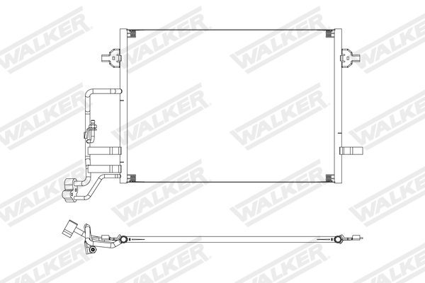 Walker Condensor, airconditioning WCD00381