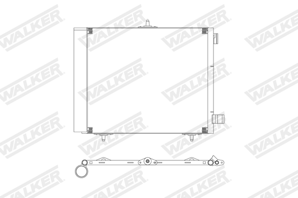 Walker Condensor, airconditioning WCD00382