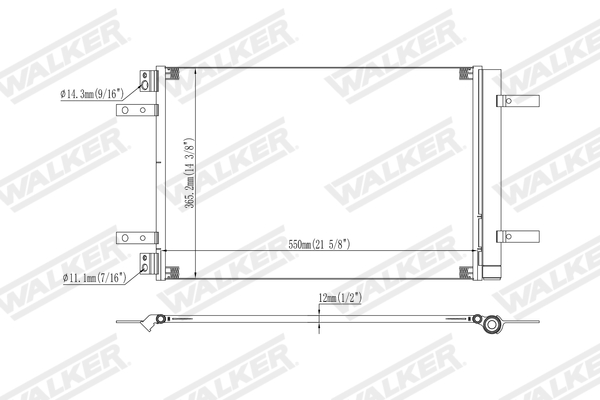 Walker Condensor, airconditioning WCD00385