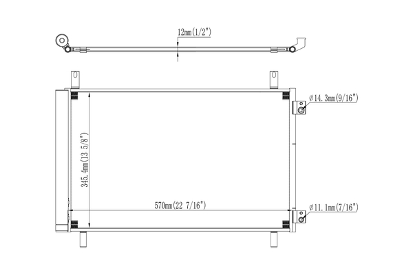 Walker Condensor, airconditioning WCD00390
