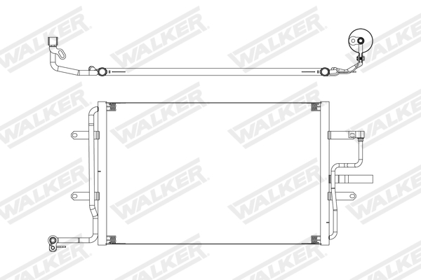 Walker Condensor, airconditioning WCD00392