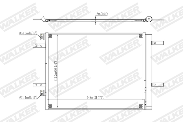 Walker Condensor, airconditioning WCD00393