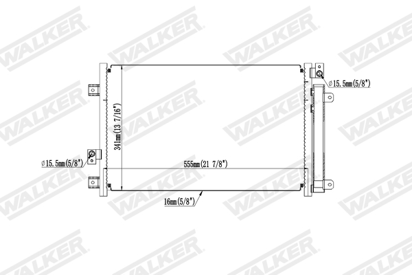 Walker Condensor, airconditioning WCD00396