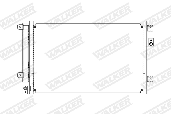 Walker Condensor, airconditioning WCD00396