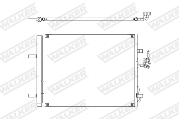 Walker Condensor, airconditioning WCD00398