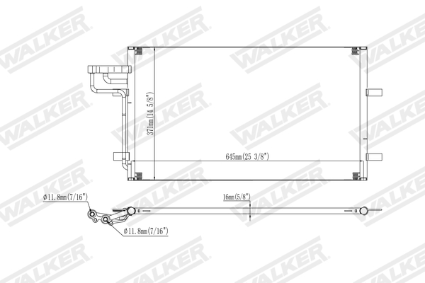 Walker Condensor, airconditioning WCD00399