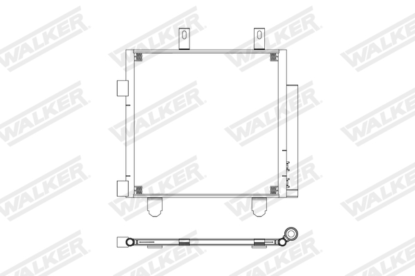 Walker Condensor, airconditioning WCD00404
