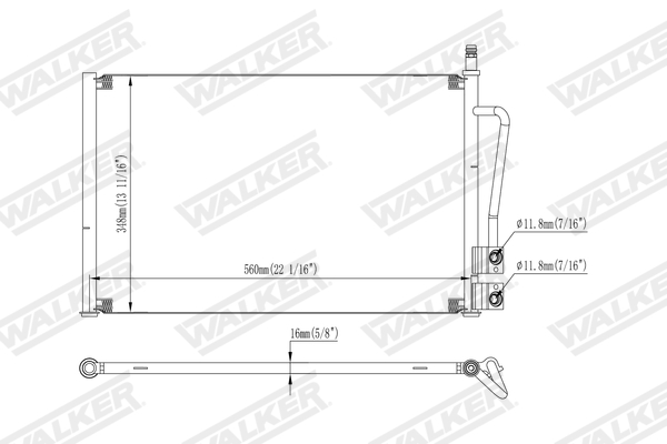 Walker Condensor, airconditioning WCD00406
