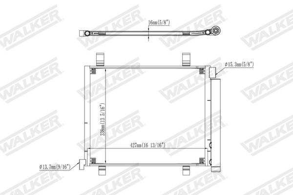Walker Condensor, airconditioning WCD00407