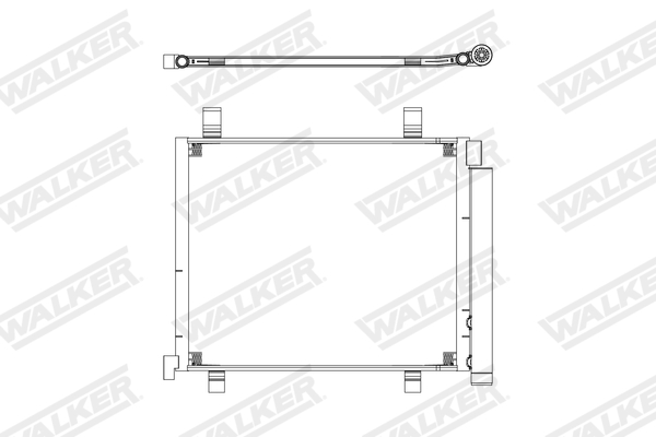 Walker Condensor, airconditioning WCD00407