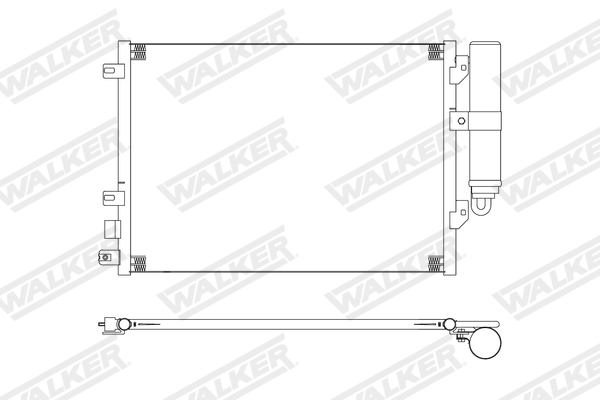 Walker Condensor, airconditioning WCD00408