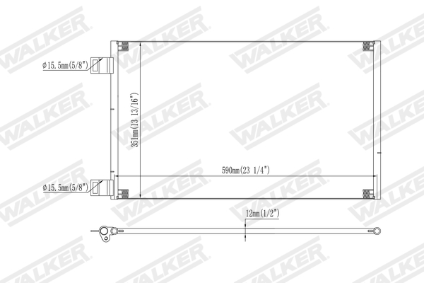 Walker Condensor, airconditioning WCD00410