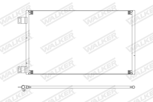 Walker Condensor, airconditioning WCD00410