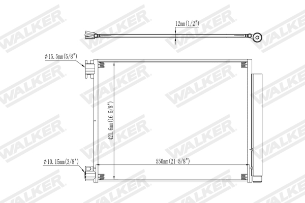 Walker Condensor, airconditioning WCD00414