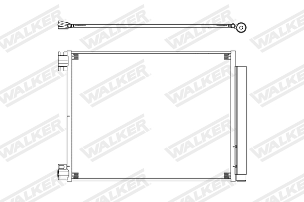 Walker Condensor, airconditioning WCD00414