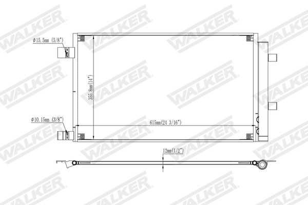 Walker Condensor, airconditioning WCD00416