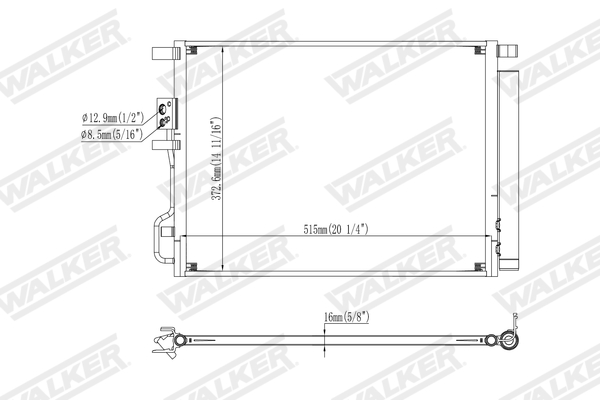Walker Condensor, airconditioning WCD00417