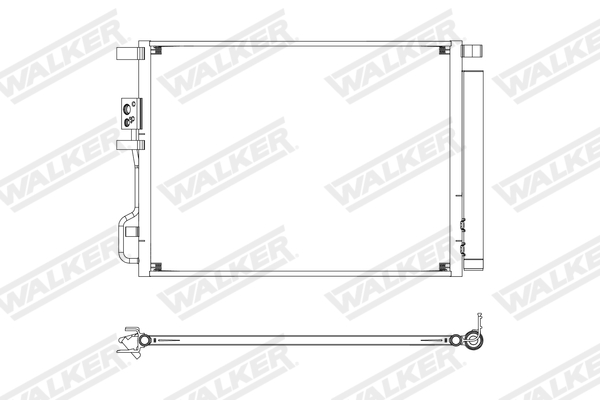 Walker Condensor, airconditioning WCD00417